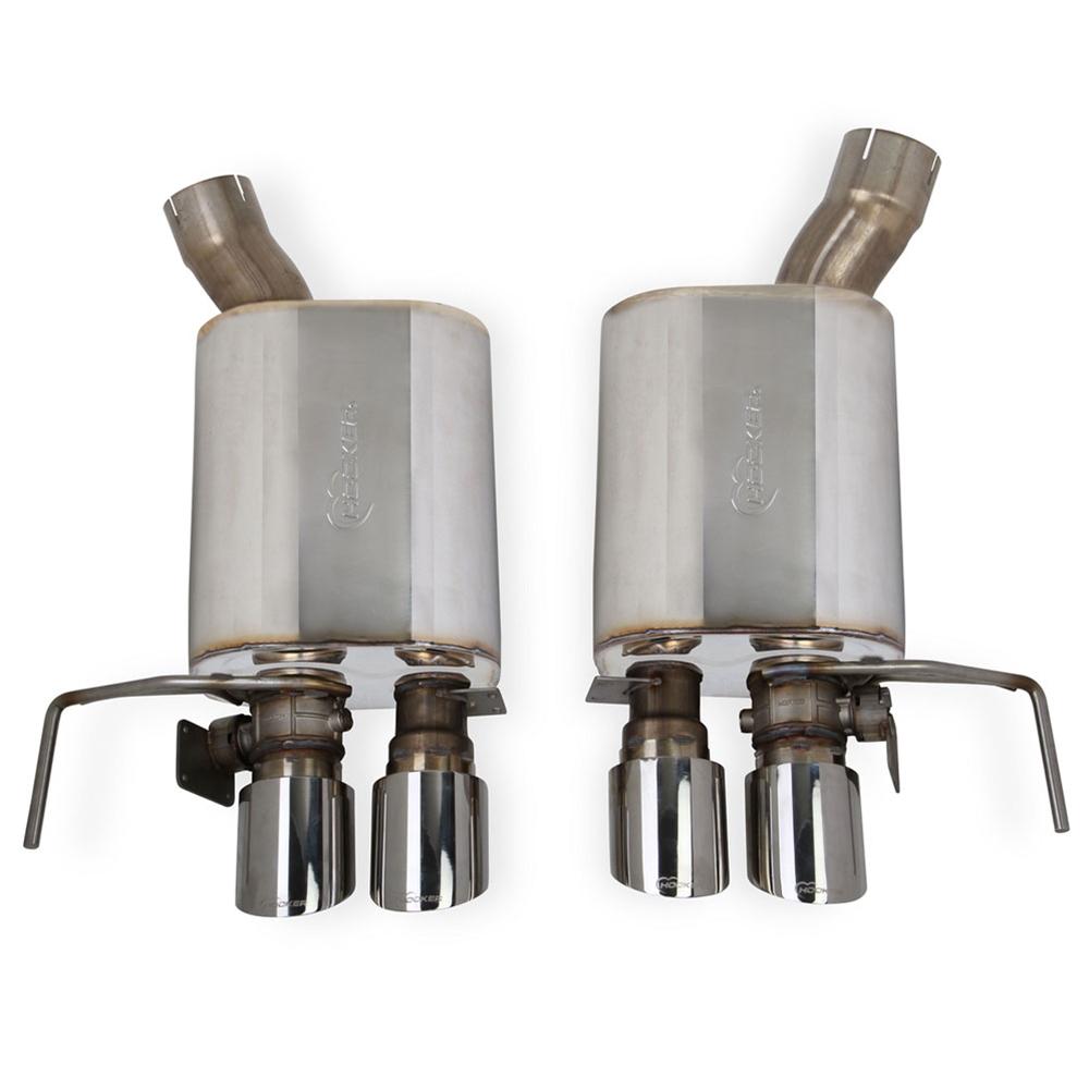 Corvette Hooker Blackheart Header-back Exhaust System w/NPP Dual Mode Mufflers & Cats : C7 Z06