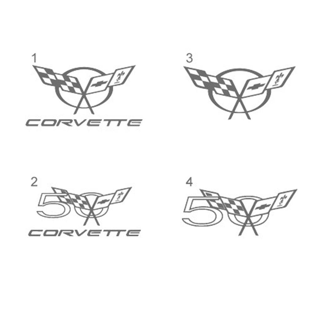 Corvette Illuminated Wind Deflector - Coupe : 1997-2004 C5, Z06