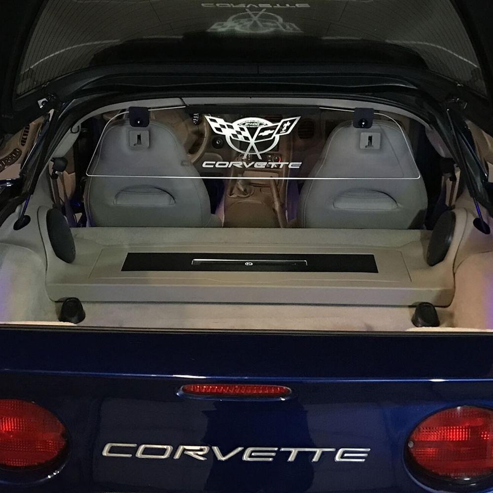 Corvette Illuminated Wind Deflector - Coupe : 1997-2004 C5, Z06