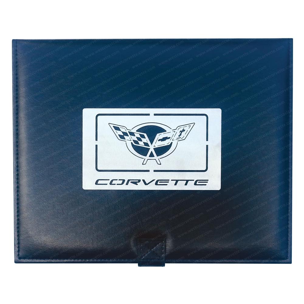 Corvette Jewelry Box w/Brushed Stainless Steel Emblem : 1997-2004 C5