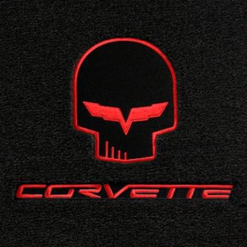 Corvette Lloyd Ultimat Floor Mats - Red Jake - Corvette - Racing - C6 Late 2005-2007.5 Front (Post Anchor)