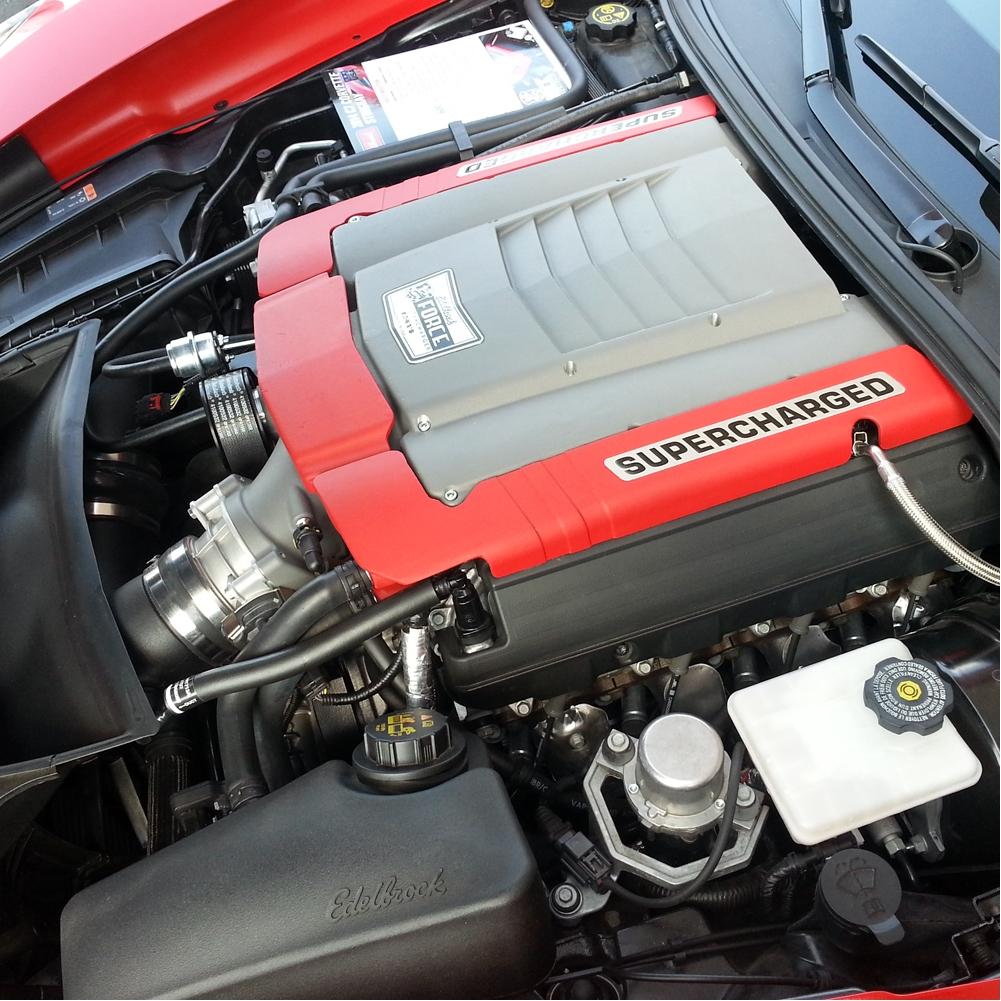 Corvette LT1 Supercharger Stage 1 Street Kit - Edelbrock E-Force : C7 Stingray, Z51
