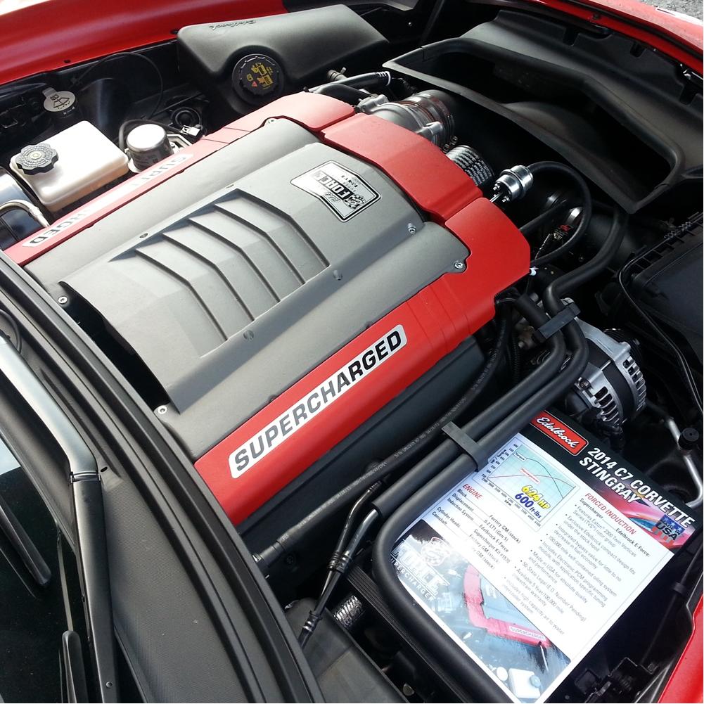 Corvette LT1 Supercharger Stage 1 Street Kit - Edelbrock E-Force : C7 Stingray, Z51