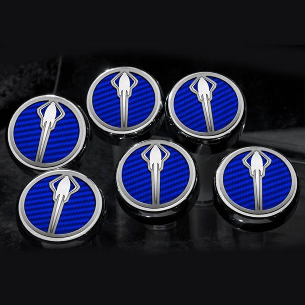 Corvette Manual Cap Cover Set - Stingray Emblem - Chrome/Brushed/Carbon Fiber Inlay : C7 Stingray, Z51 (Orange)