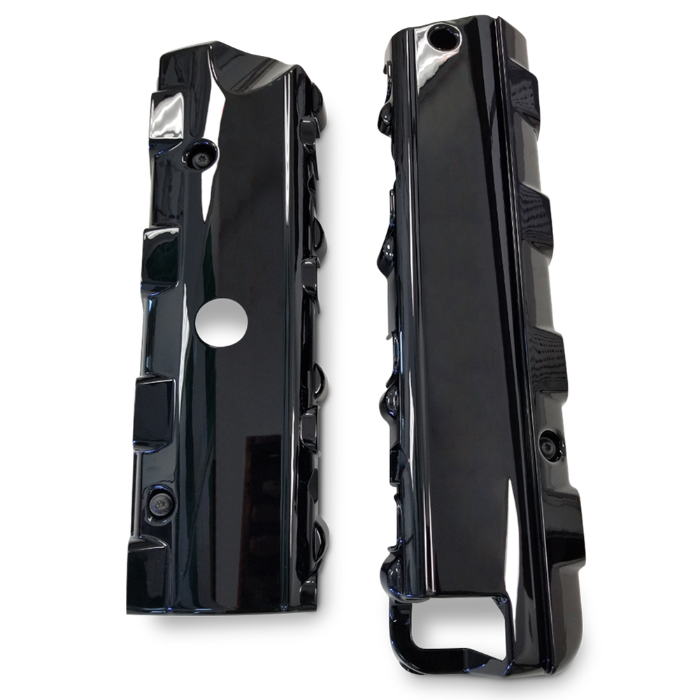 Corvette OEM Lower Coil Pack Covers - Custom Painted Black : 2014-2019 C7 Stingray, Grand Sport
