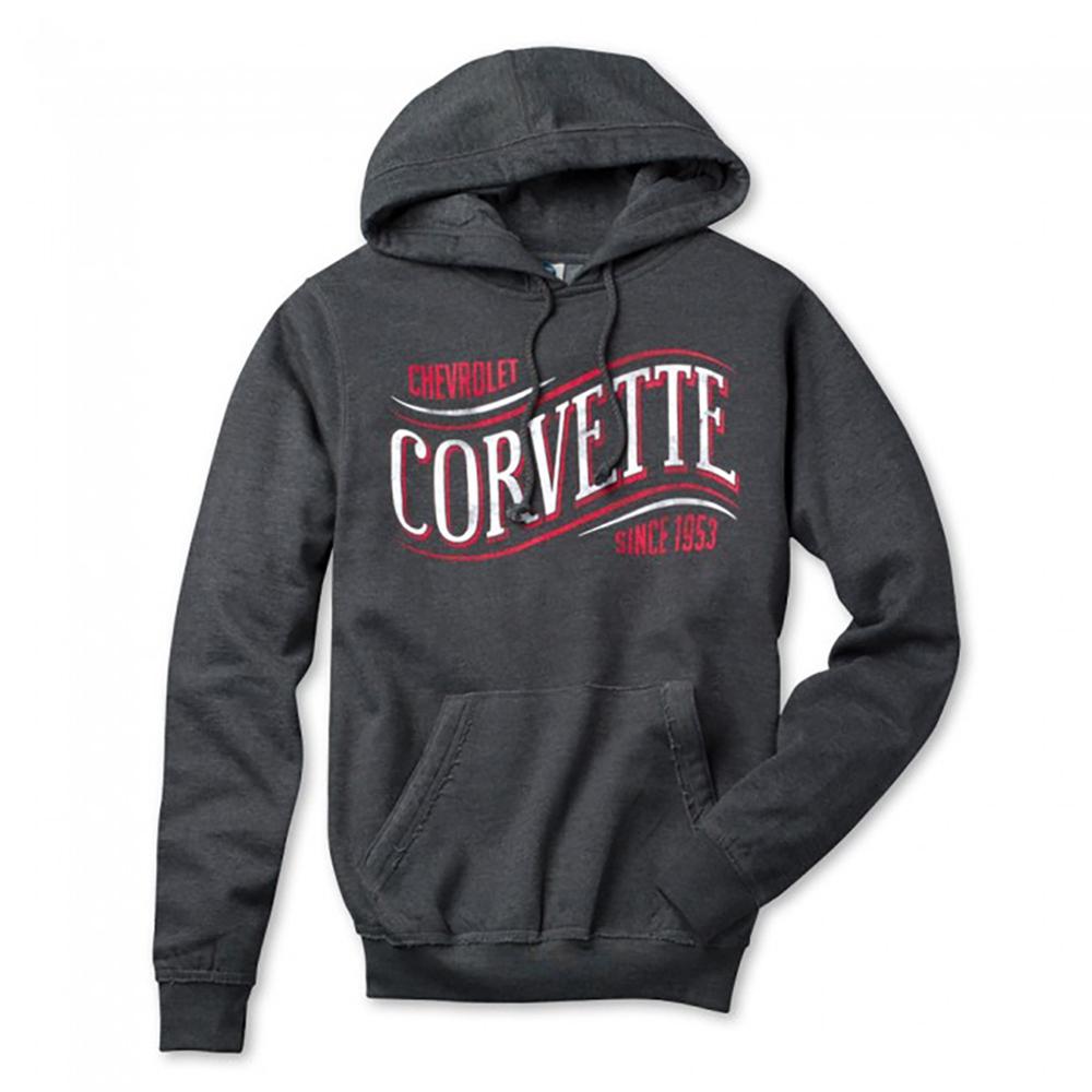 Corvette Old School Since 1953 Sweatshirt Hoodie - Heather Black