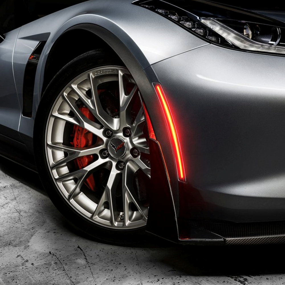 Corvette Painted ORACLE Side Marker LED 4 Pc. (Set) - Front/Rear : Stingray, Z51, Z06, Grand Sport (Laguna Blue Tintcoat)