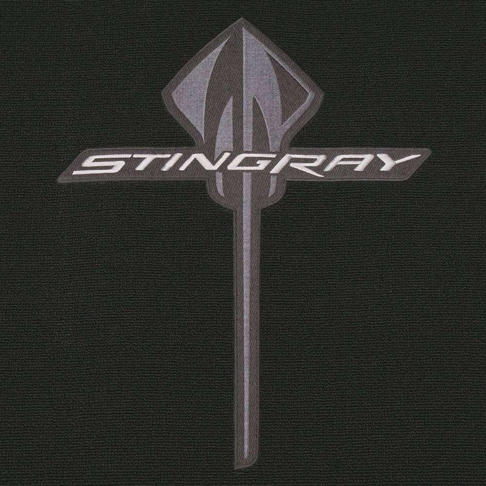 Corvette Premium Cargo Carpet Mat - Stingray Logo - Black : Coupe