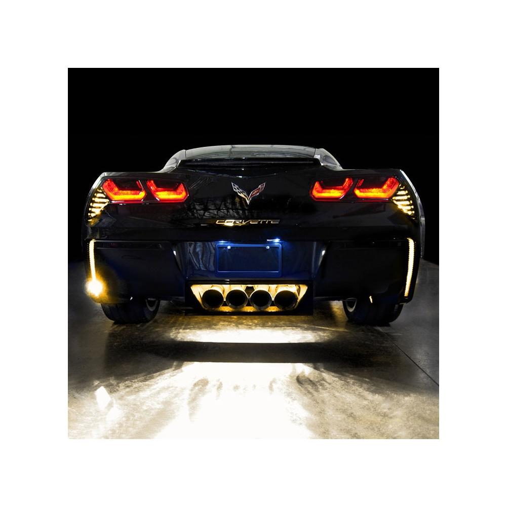 Corvette Rear Fascia/Exhaust LED Lighting Kit : C7 Stingray, Z51, Z06, Grand Sport, ZR1