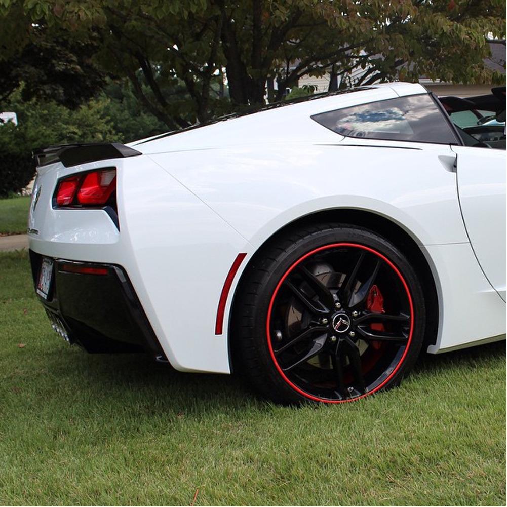 Corvette RimSavers Wheel Rim Protectors and Accent Trim - Gold