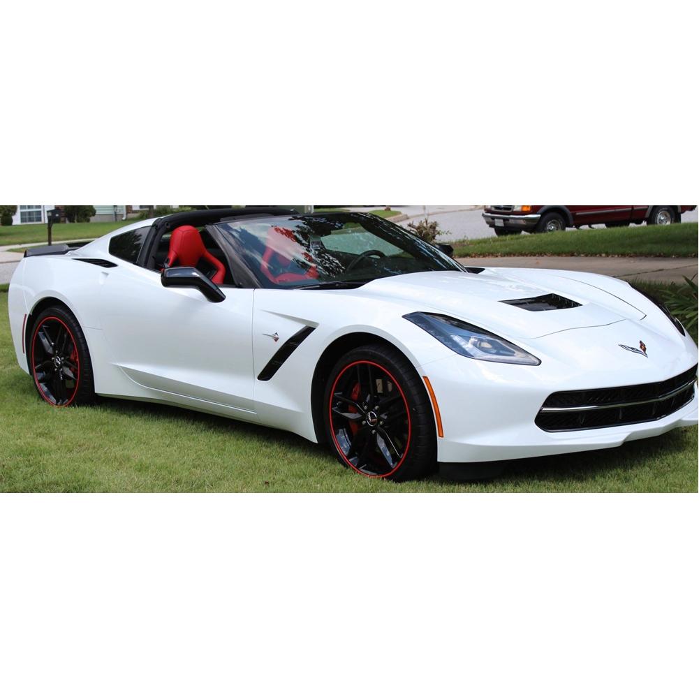 Corvette RimSavers Wheel Rim Protectors and Accent Trim - Gold