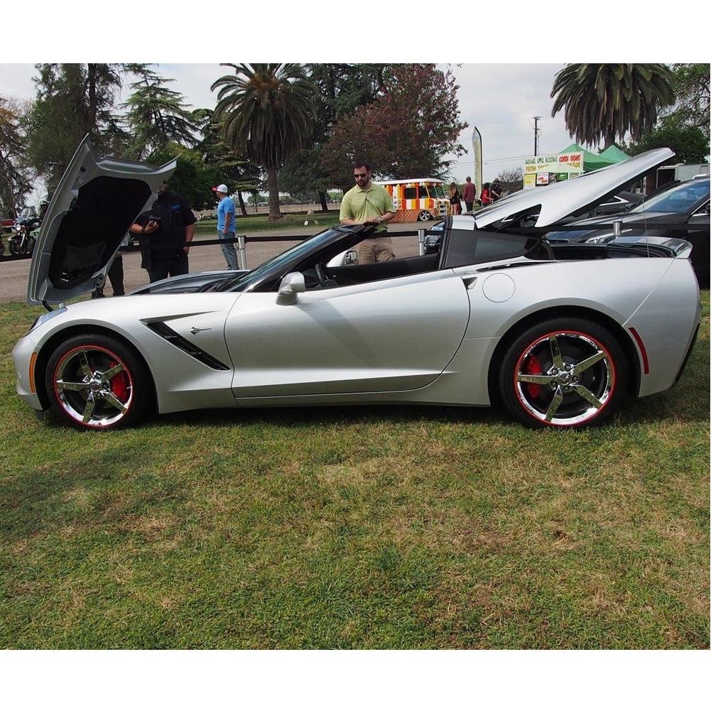 Corvette RimSavers Wheel Rim Protectors and Accent Trim - Gold