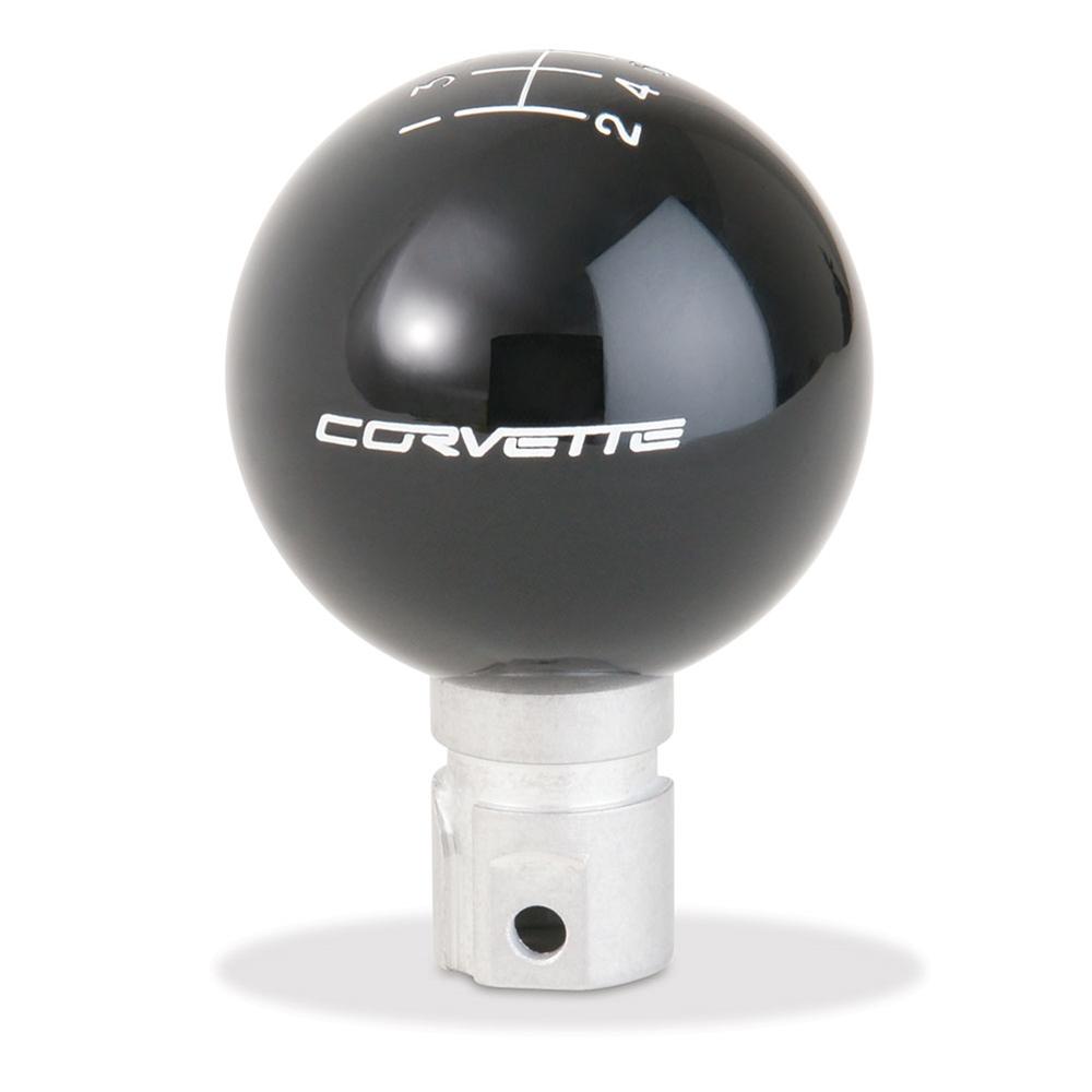 Corvette Script 6 Speed Shift Knob : 2005-2013 C6, Z06, ZR1, Grand Sport