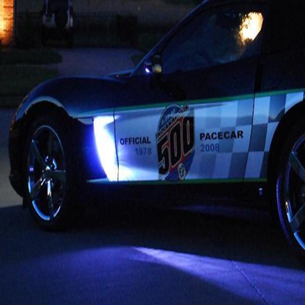 Corvette Side Cove LED Lighting Kit with (4) Function Remote - Red : 2005-2013 C6, Z06, ZR1