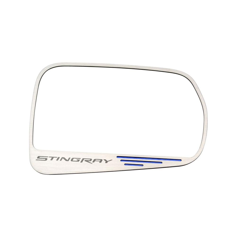 Corvette Side View Mirror with "STINGRAY" Script 2Pc : C7 Stingray, Z51