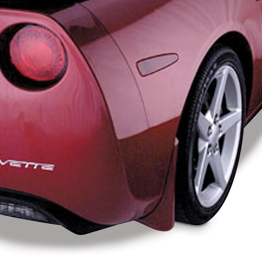 Corvette Splash Guards Color Matched - Rear : 2005-2013 C6