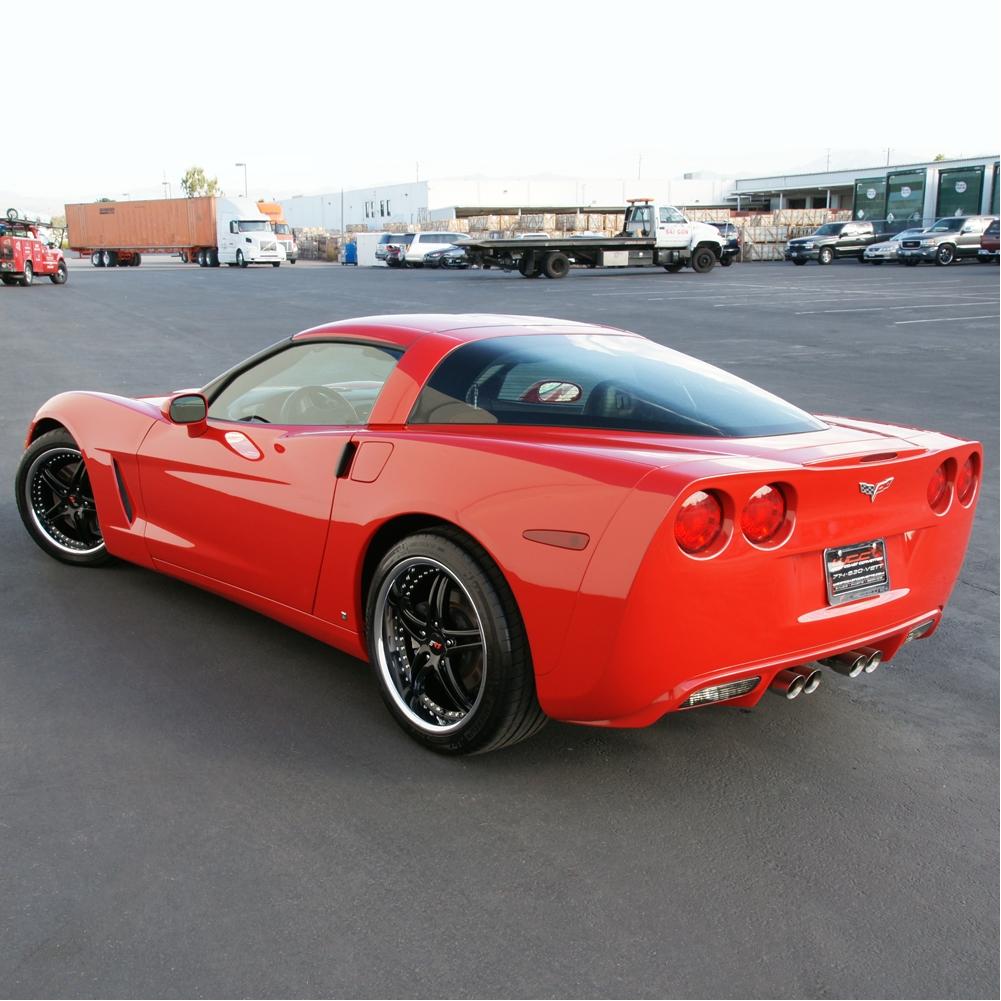Corvette SR1 Performance Wheels - BULLET Series : Black Center w/Polished Lip