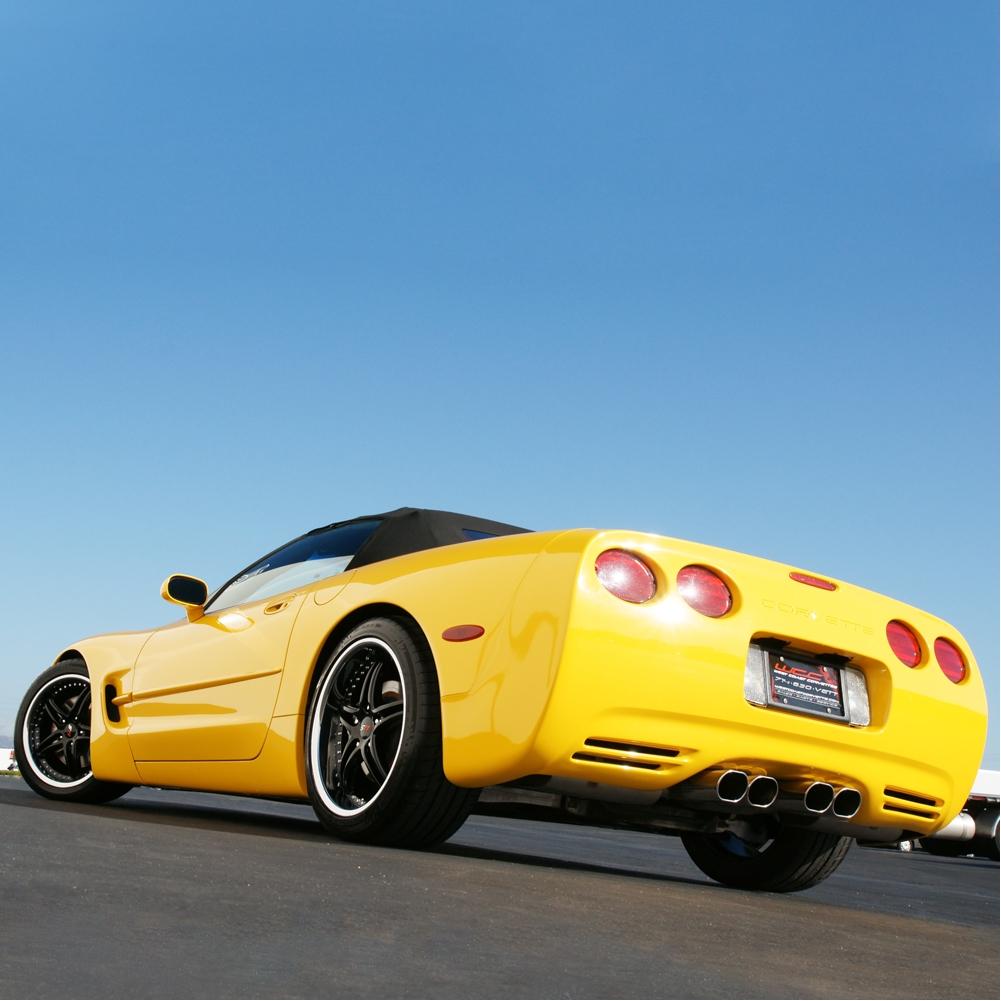 Corvette SR1 Performance Wheels - BULLET Series : Black Center w/Polished Lip