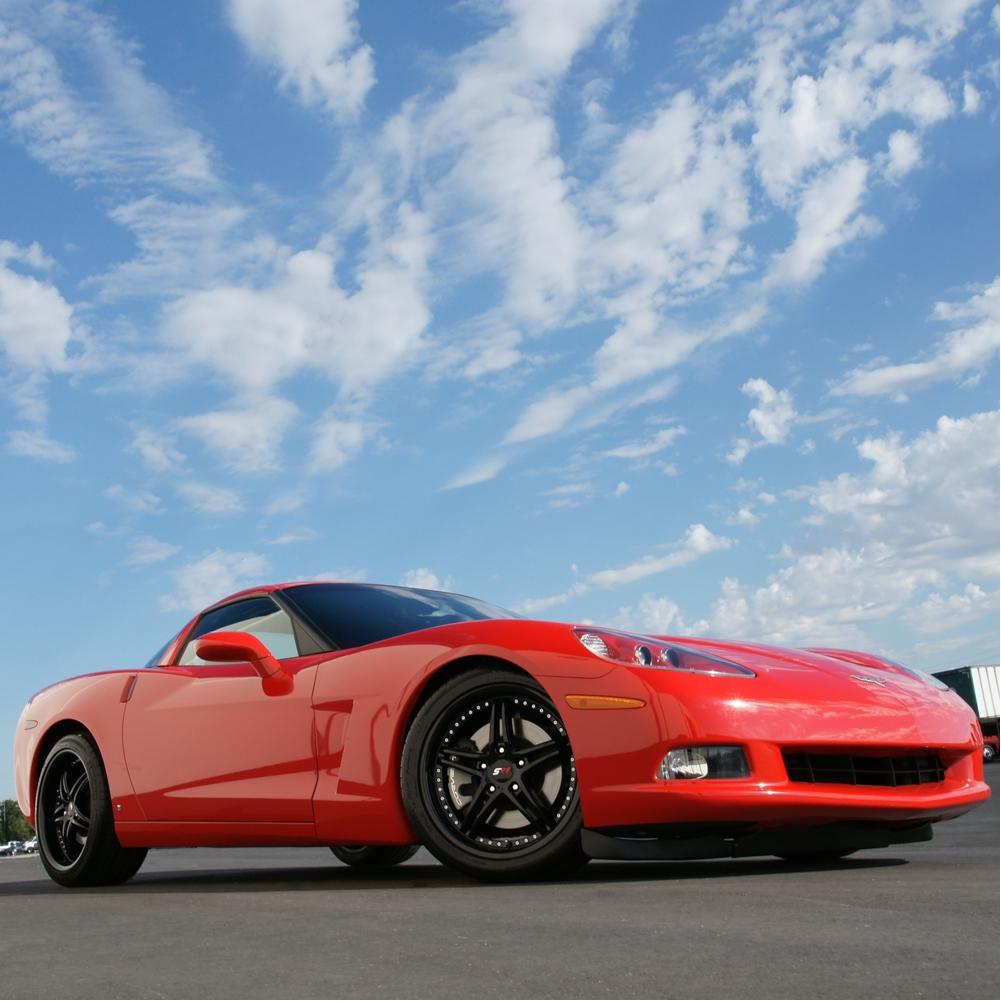 Corvette SR1 Performance Wheels - BULLET Series : Gloss Black