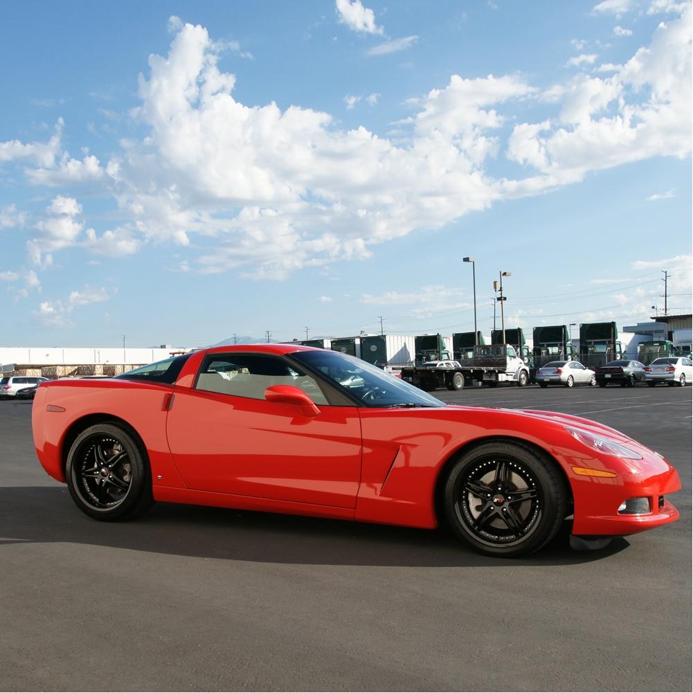 Corvette SR1 Performance Wheels - BULLET Series : Gloss Black