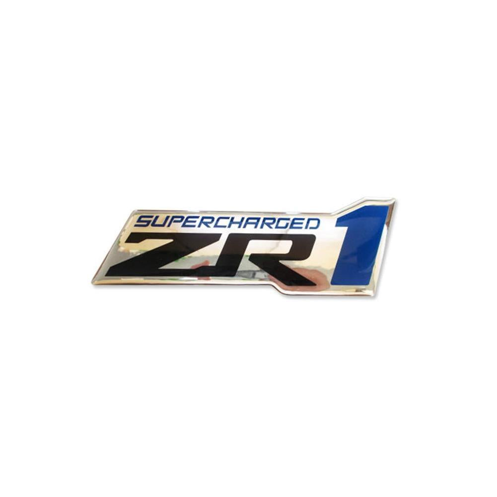 Corvette Supercharged ZR1 Domed Decals : 2009-2013 C6 ZR1