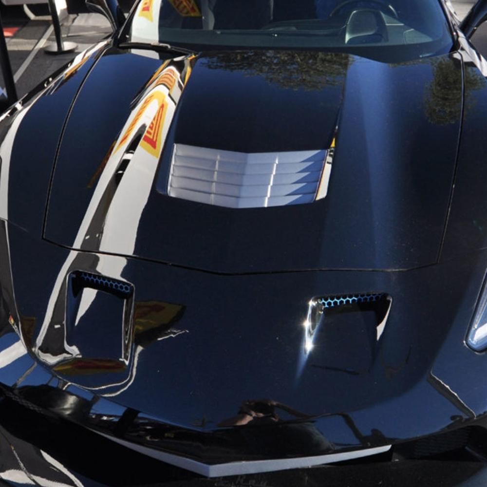 Corvette TrueFit Hood Vent - Carbon Fiber or FRP : C7 Z06