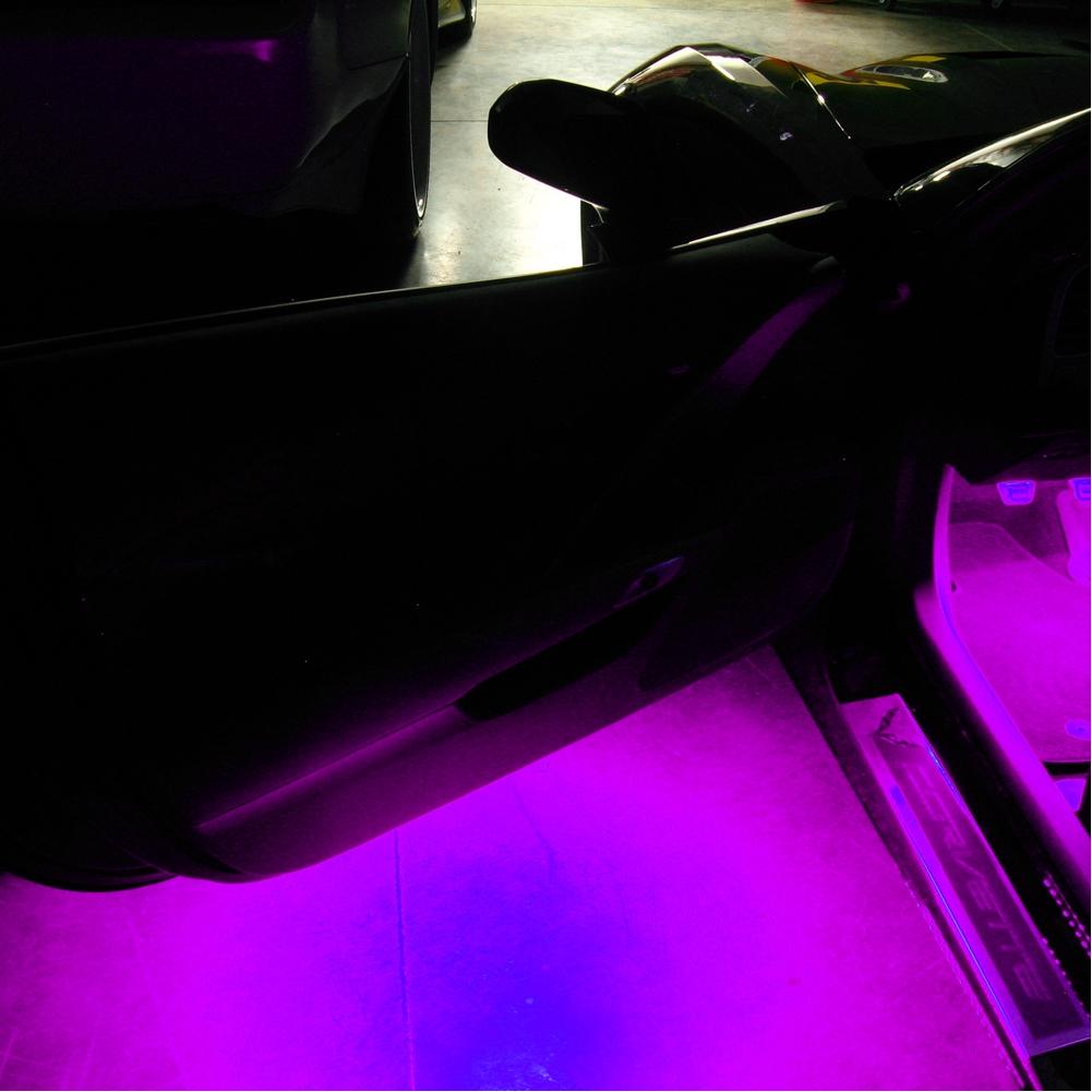 Corvette Under Door/Puddle LED Lighting Kit : C7 Stingray, Z51, Z06, Grand Sport, ZR1