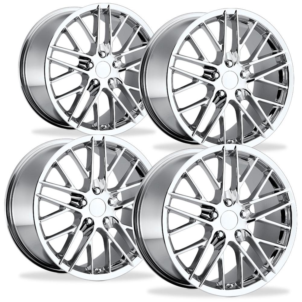 Corvette Wheel - 2009 ZR1 Style Reproduction (Set) : Chrome