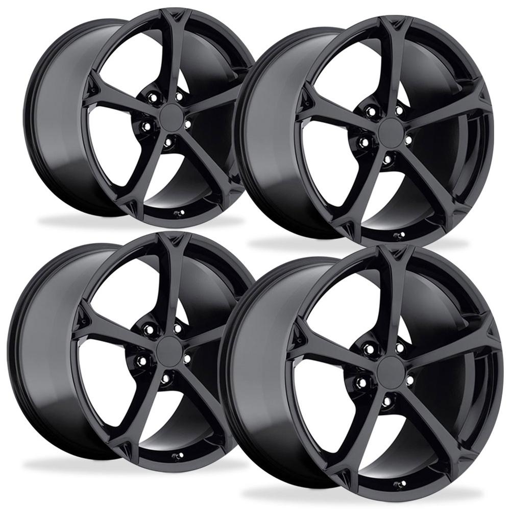 Corvette Wheel - 2010 Grand Sport Style Reproduction (Set) - Gloss Black