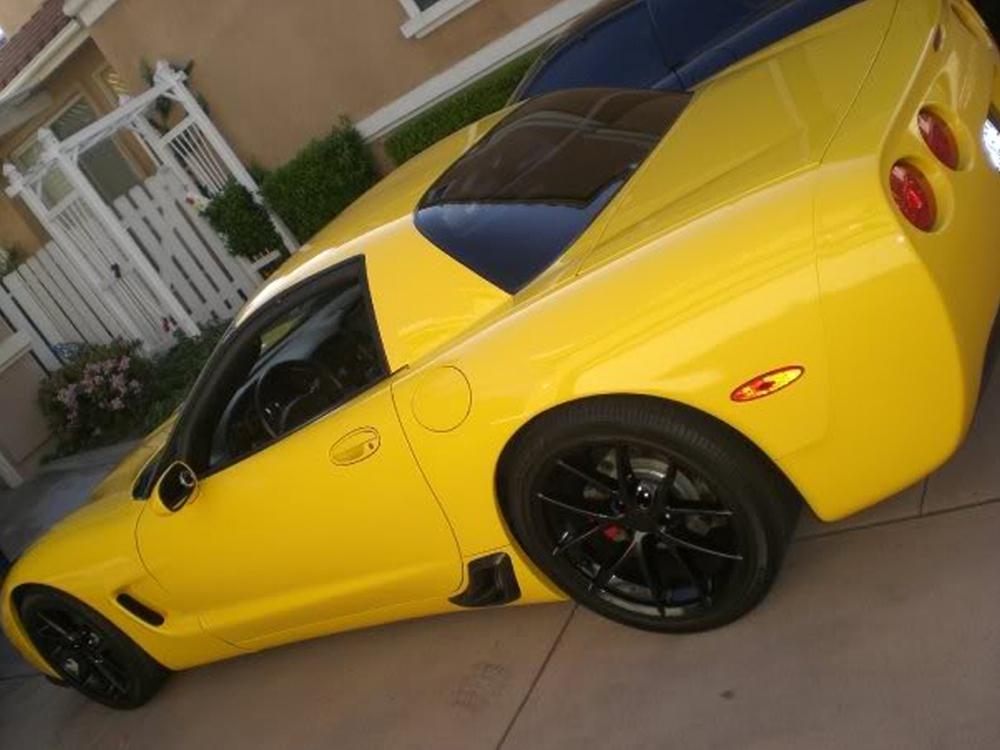Corvette Wheels - 2009 C6Z06 Spyder Style Reproductions (Set) : Gloss Black