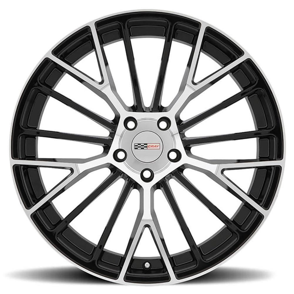 Corvette Wheels - Cray Astoria (Set) : Gloss Black with Mirror Face