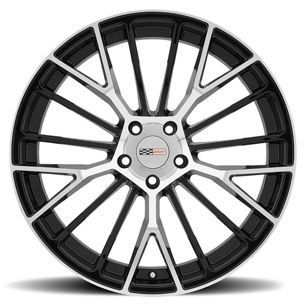 Corvette Wheels - Cray Astoria (Set) : Gloss Black with Mirror Face