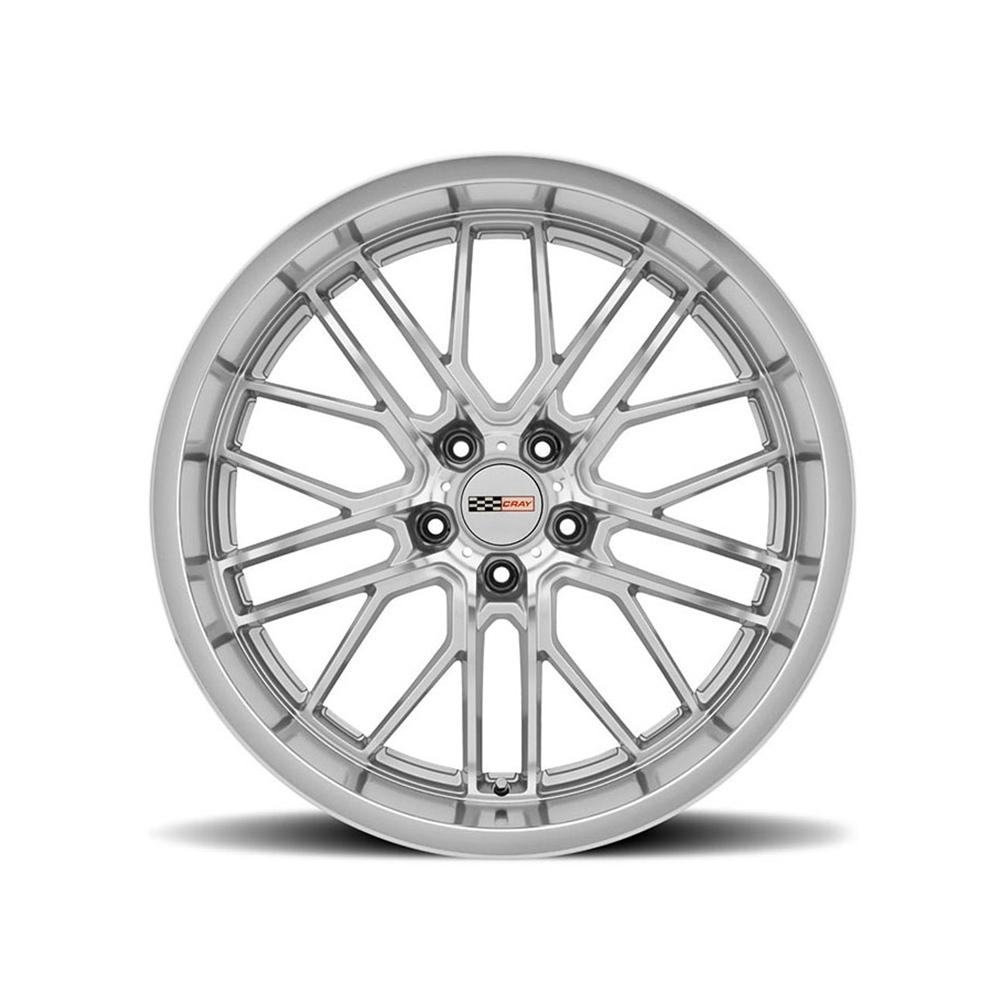 Corvette Wheels - Cray Eagle (Set) : Silver with Mirror Cut Face and Lip