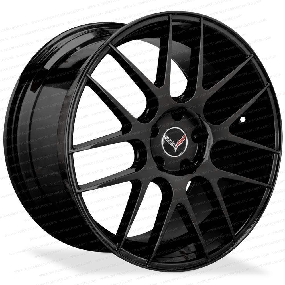 Corvette Wheels L-CC7 Monoblock - Lexani - Gloss Black : C7