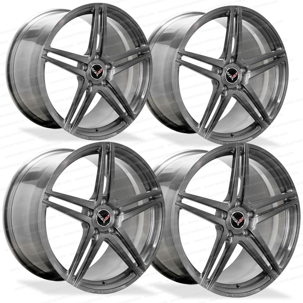 Corvette Wheels LF-CM5 Forged Monoblock - Lexani - Brushed DDT : C7 Base Only