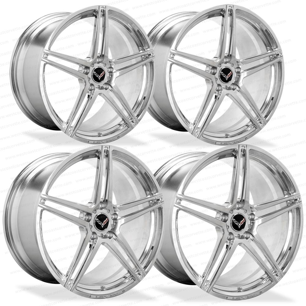 Corvette Wheels LF-CM5 Forged Monoblock - Lexani - Chrome : C7 Base Only