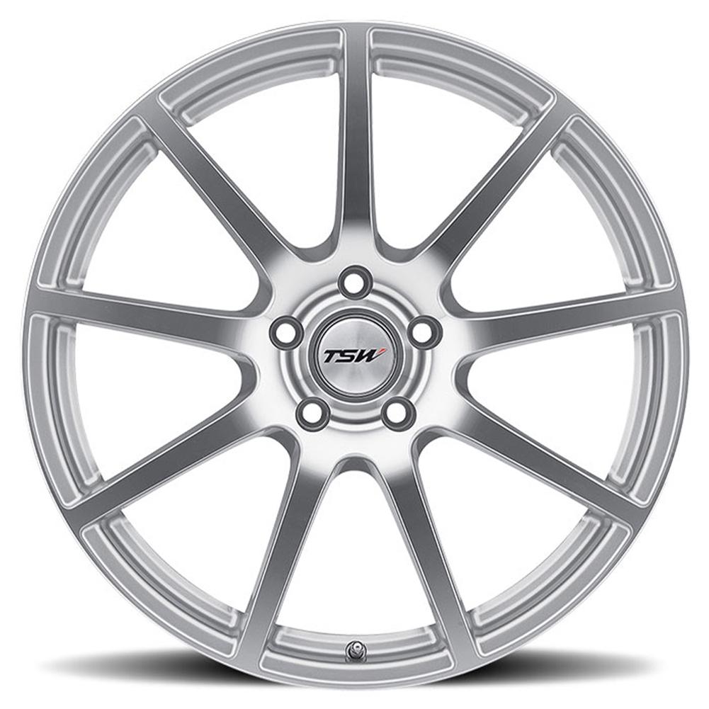 Corvette Wheels - TSW Interlagos (Set) : Silver with Mirror Cut
