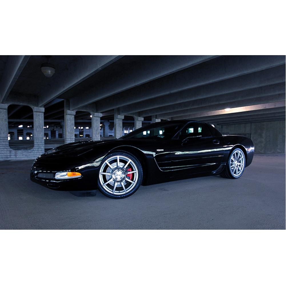 Corvette Wheels - TSW Interlagos (Set) : Silver with Mirror Cut