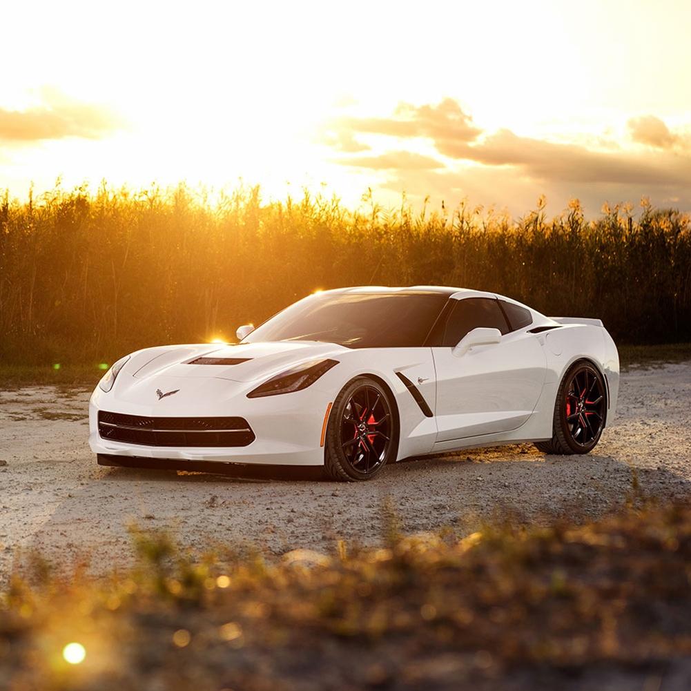 Corvette Wheels - XO Luxury - Verona (Set) : Matte Black, C5, C6, C7