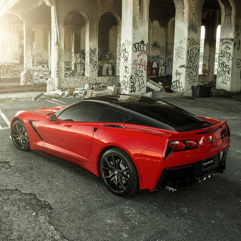 Corvette Wheels - XO Luxury - Verona (Set) : Matte Black, C5, C6, C7