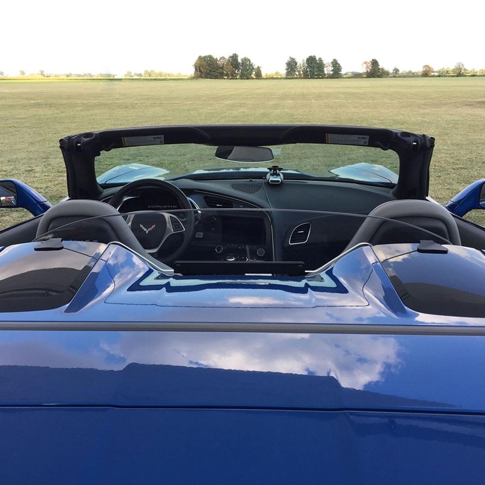 Corvette WindRestrictor® Windscreen - Crystal Clear or Smoked - Convertible : C7 Stingray, Z51, Z06, Grand Sport