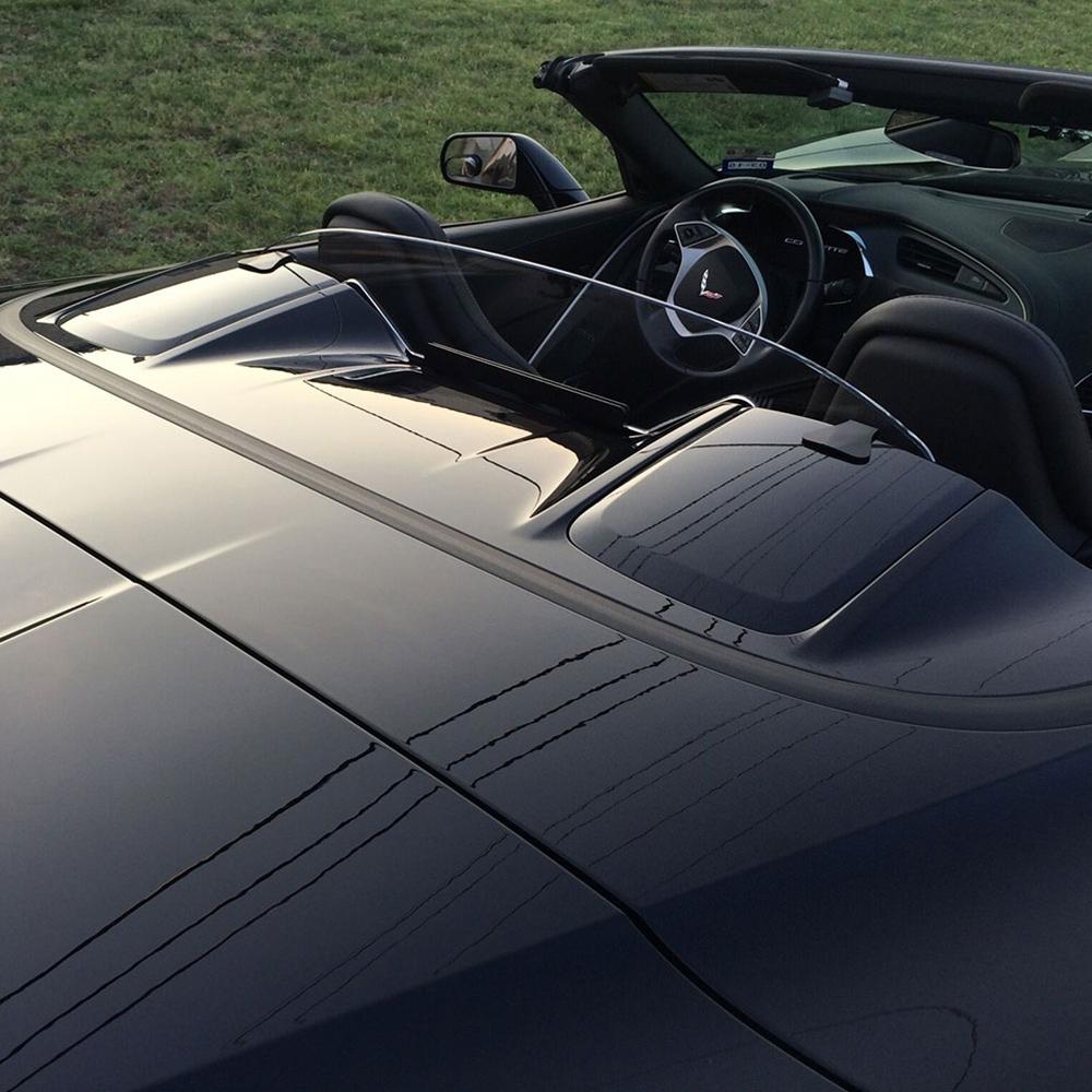Corvette WindRestrictor® Windscreen - Crystal Clear or Smoked - Convertible : C7 Stingray, Z51, Z06, Grand Sport
