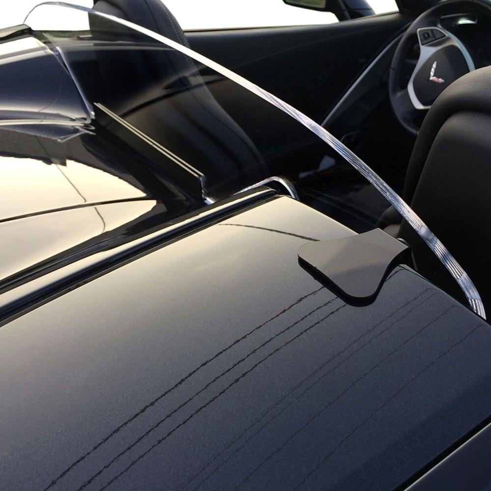 Corvette WindRestrictor® Windscreen - Crystal Clear or Smoked - Convertible : C7 Stingray, Z51, Z06, Grand Sport