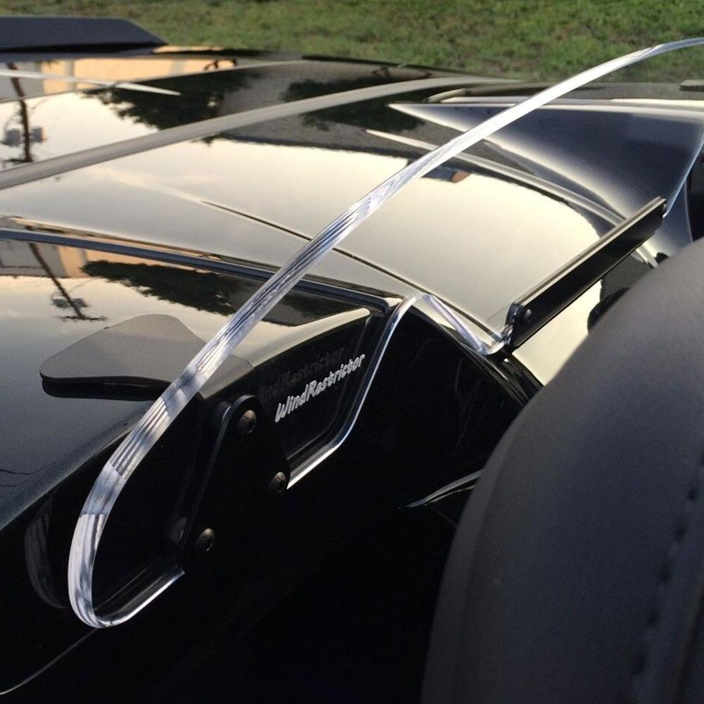 Corvette WindRestrictor® Windscreen - Crystal Clear or Smoked - Convertible : C7 Stingray, Z51, Z06, Grand Sport