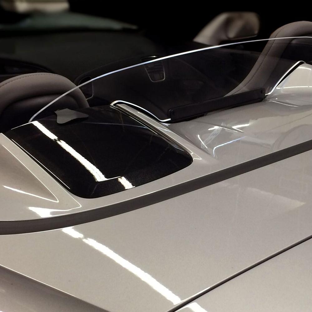 Corvette WindRestrictor® Windscreen - Crystal Clear or Smoked - Convertible : C7 Stingray, Z51, Z06, Grand Sport