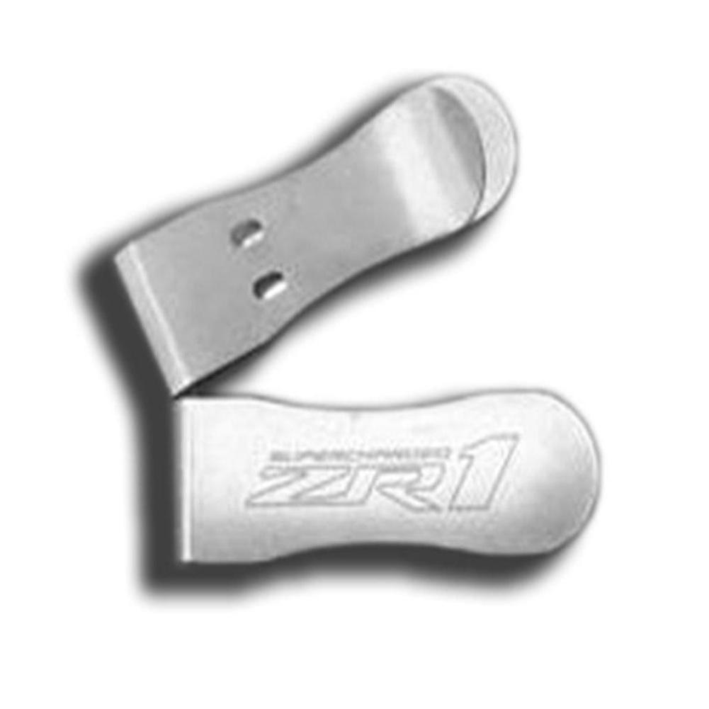 Corvette ZR1 Logo Money Clip - Duck Bill Style : 2009-2013