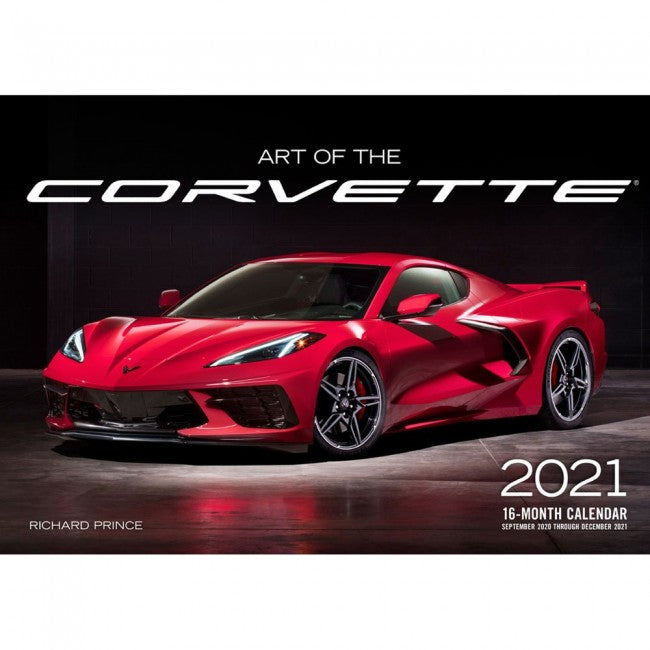 Corvette 16 Month 2021 Calendar