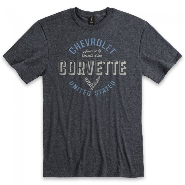 C8 Corvette America's Sports Car Tee : Dark Gray