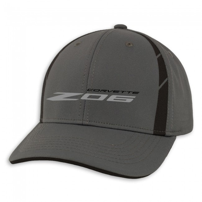 C8 Corvette Z06 Embroidered Sideline Cap : Graphite/Black