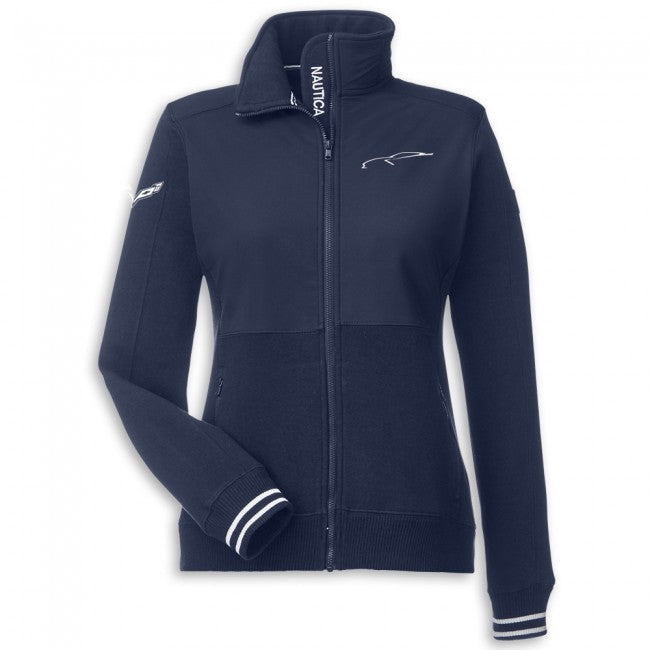 C7 Corvette Ladies Nautica Navigator Full-Zip Jacket : Navy